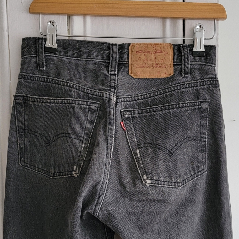 Vintage Black 501 Levi's Jeans